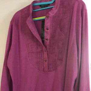 Purple. Ralph Lauren blouse. SiZe large